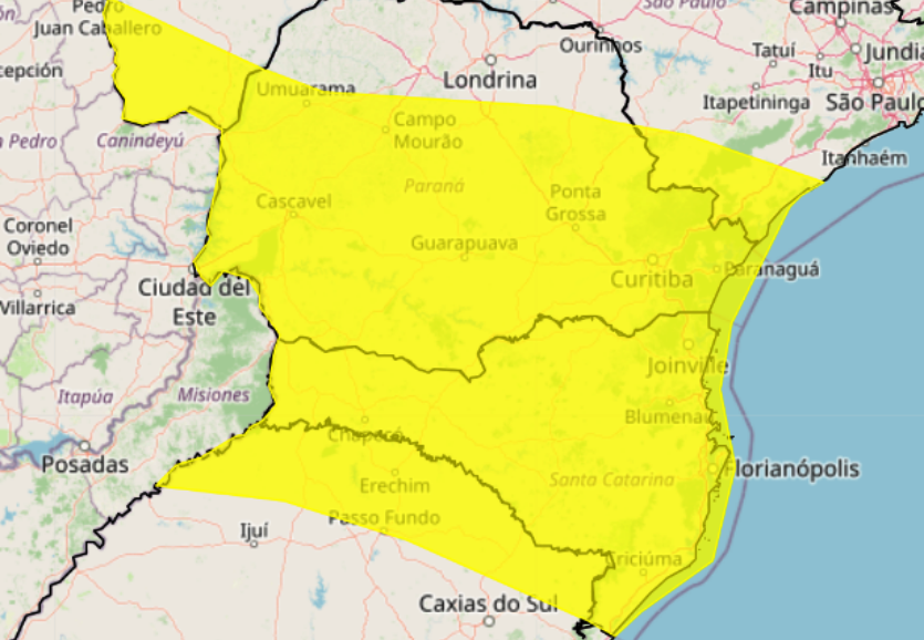 Inmet Divulga Aviso De Chuvas Intensas Em Umuarama E Região