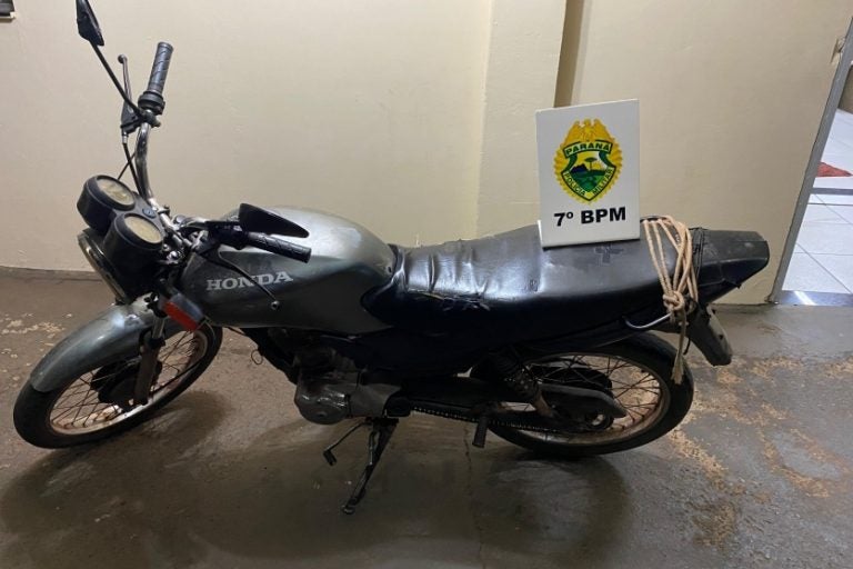 Motocicletas adulteradas: A ação ocorreu na Avenida Brasil, no bairro Jardim da Luz.