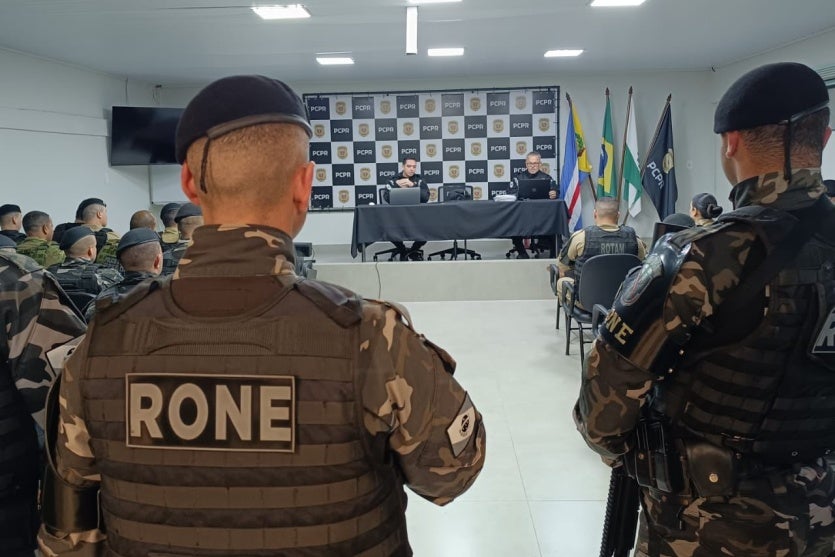 Pérola: Cerca de 30 policiais civis e militares participaram da ação que ocorreu na manhã desta sexta-feira (25).