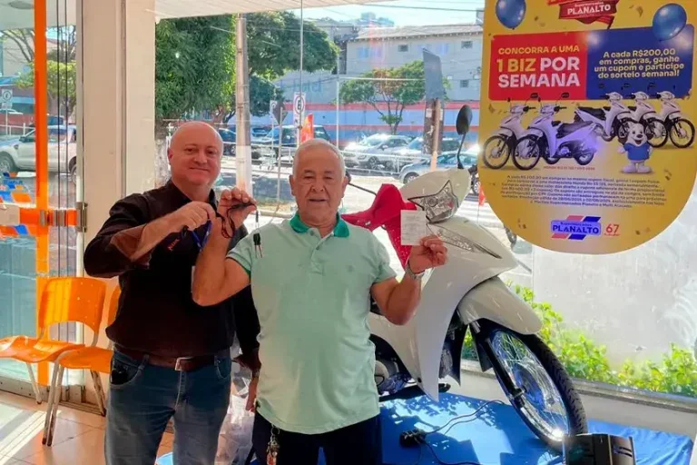 Planalto Sorteia Uma Biz Por Semana