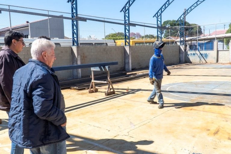 Scanavaca Visita A Escola Jardim União E Acompanha Obras (1)