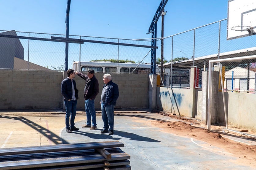 Scanavaca Visita A Escola Jardim União E Acompanha Obras (3)