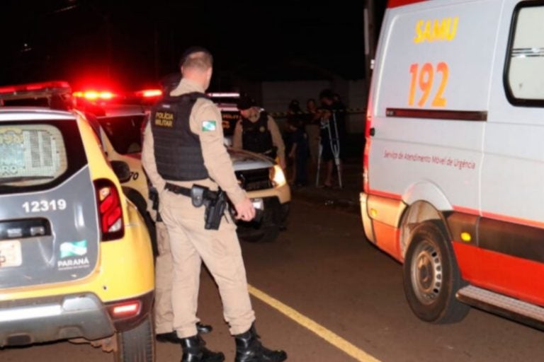 Adolescente é baleado: A vítima foi socorrida por uma equipe do Samu e encaminhada a um hospital da cidade.