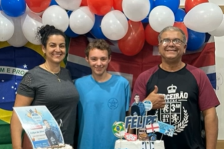 Aluno de Francisco Alves: Felipe da Silva é um dos três alunos da região que embarcam nesta quarta-feira para passar seis meses no exterior pelo programa Ganhando o Mundo.