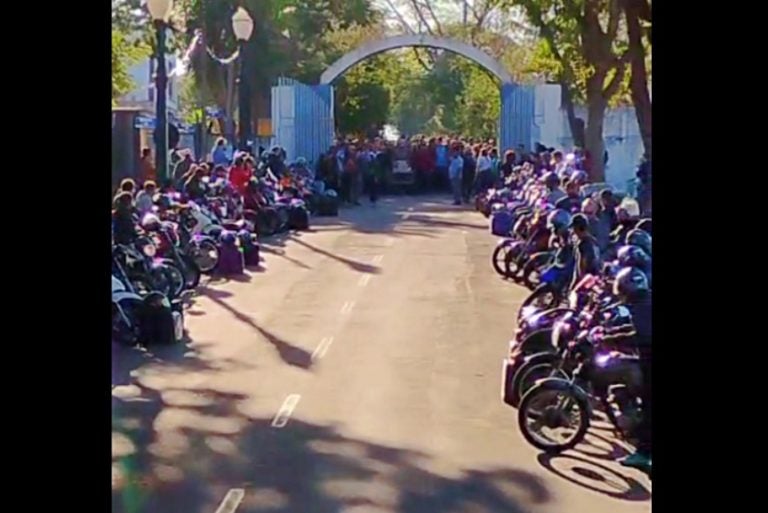 Amigos E Familiares Fazem Homenagem Para Motoboy Que Faleceu