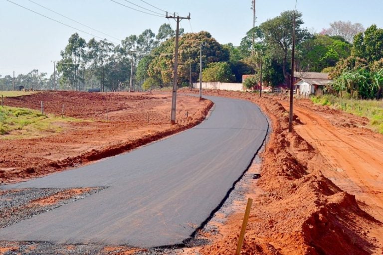 Asfalto Avança Na Estrada Pioneiro, Que Liga Umuarama A Lovat (4)