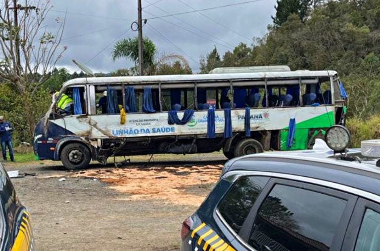 Idoso é A 2ª Vítima De Colisão Entre ônibus Da Saúde E 2 Carretas (1)