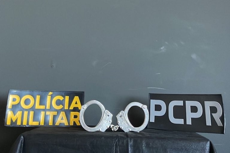 Foragido da Peco é capturado por equipes da PM e PCPR.