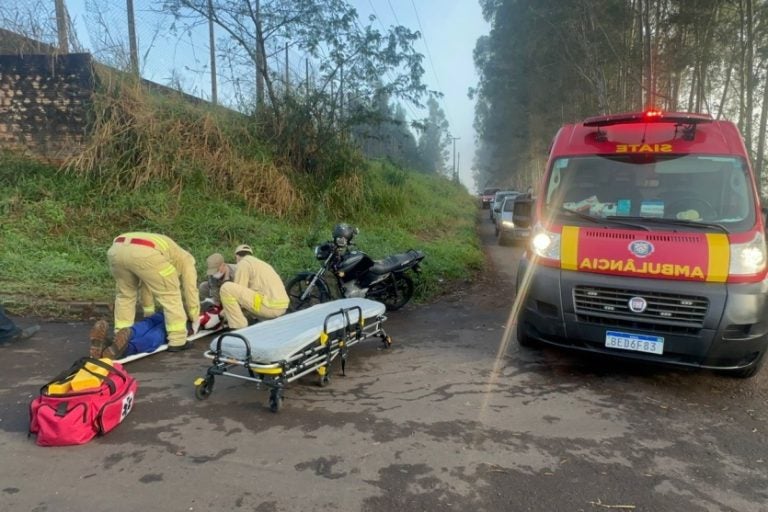 Motociclista: a vítima seguia para o trabalho no momento do acidente.