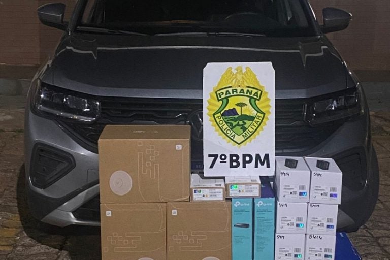 PF: em busca detalhada, foram apreendidos hardwares avaliados em cerca de R$ 18.850,00.