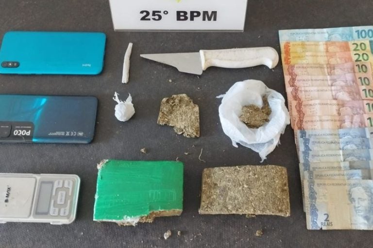 Polícia Militar apreende maconha em residência no bairro Sonho Meu, em Umuarama