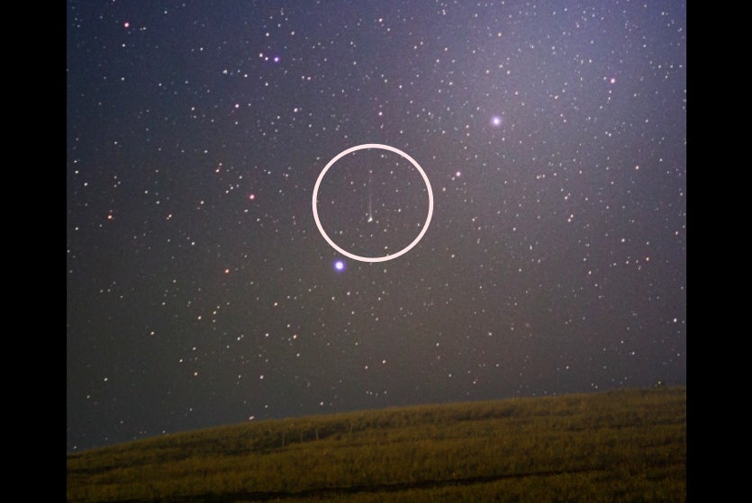 Fotógrafo De Umuarama Captura Imagens De Cometa Raro (1)