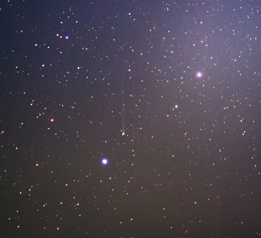 Fotógrafo De Umuarama Captura Imagens De Cometa Raro (2)