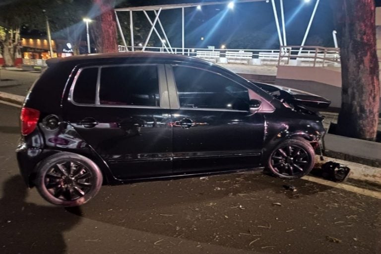 Condutor foge de acidente que deixou motociclista ferido, em Umuarama