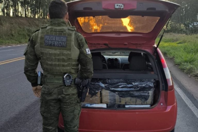 BPFron apreende 200 kg de maconha em Umuarama