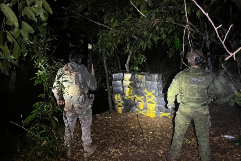 28 quilos de maconha em Altônia são apreendidos pelo BPFRON e PF
