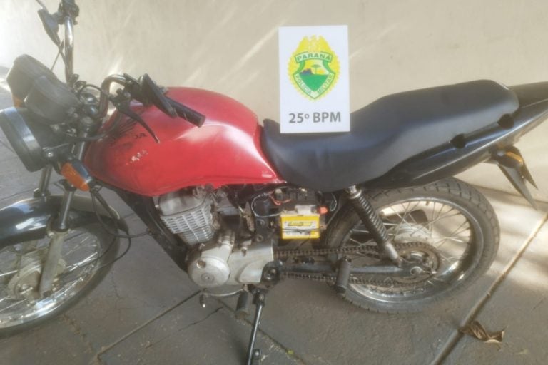 Moto adulterada em Alto Piquiri leva homem à delegacia
