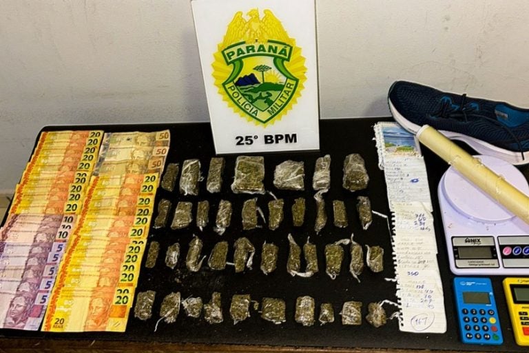 Tráfico no Jardim Alto da Glória resulta em dois homens presos