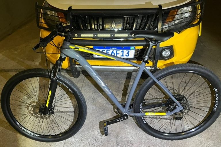 Bicicleta abandonada em Umuarama é recolhida pela PM