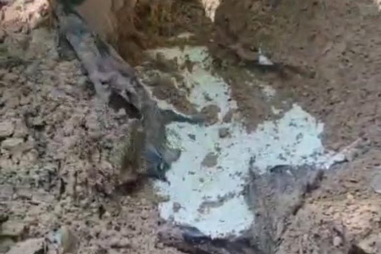 Polícia Ambiental divulga primeiras imagens de carro enterrado em Icaraíma