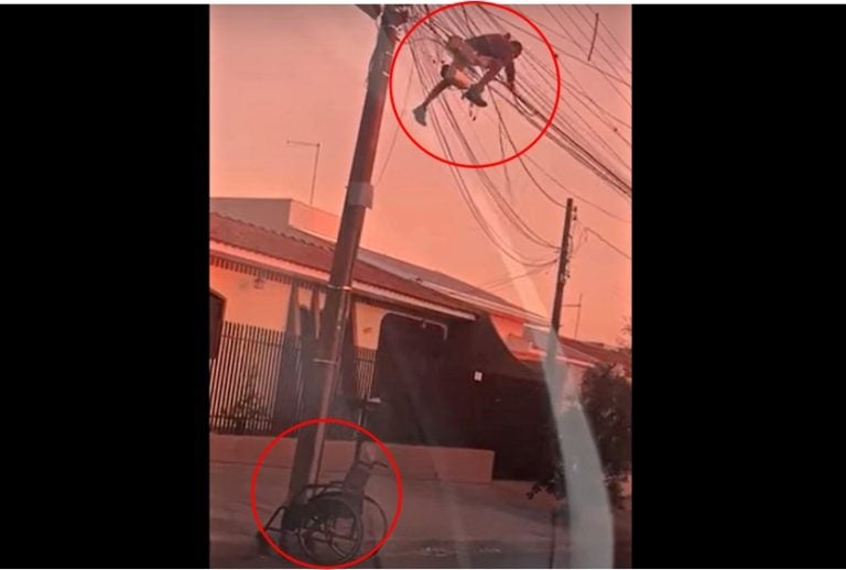 Suposto Cadeirante é Flagrado Furtando Fiação E Vídeo Viraliza