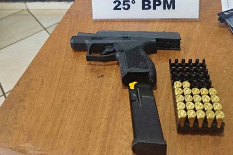 Umuarama Polícia Encaminha Mulher Por Posse De Arma De Fogo