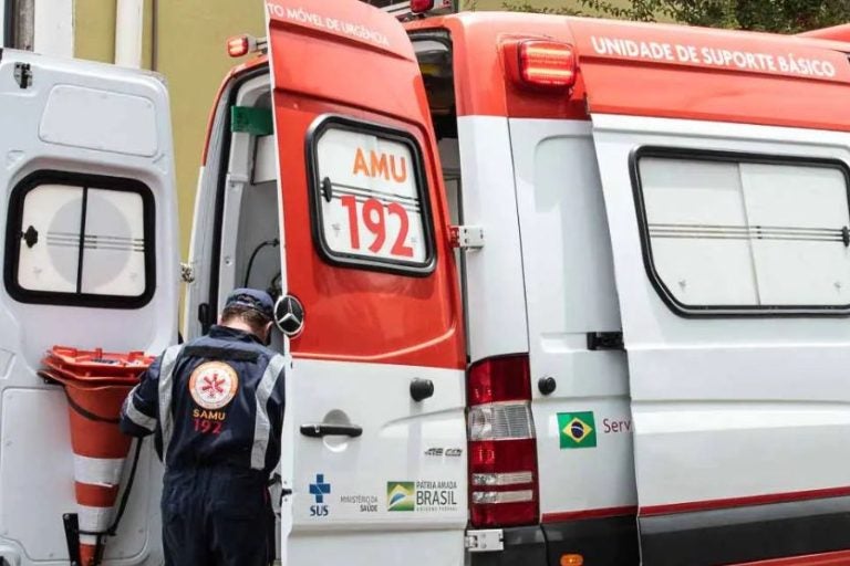 Idoso tem suspeita de fratura em mandíbula após acidente em Altônia