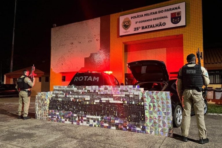 Cigarros eletrônicos em Cafezal do Sul são recolhidos pela Rotam