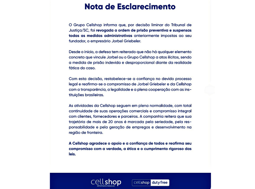 Justiça Revoga Ordem De Prisão Contra Dono Do Grupo Cellshop 1