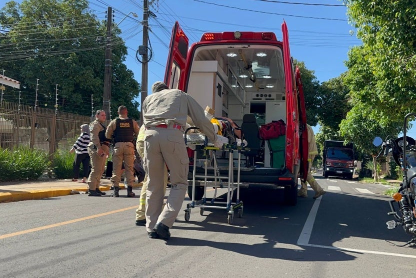 Siate Socorre Motociclista Com Suspeita De Fratura Após Colisão (1)