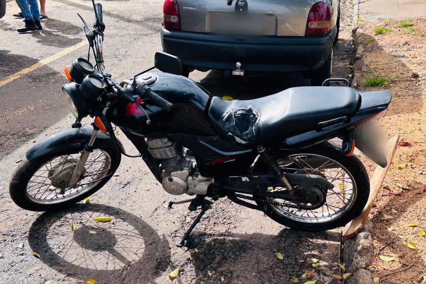Condutora com gravidez de risco é atacada por cachorros em Umuarama e sofre acidente.