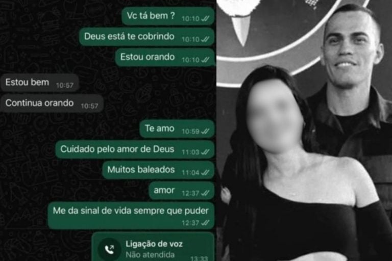 PM morto em megaoperação no Rio mandou mensagem à esposa