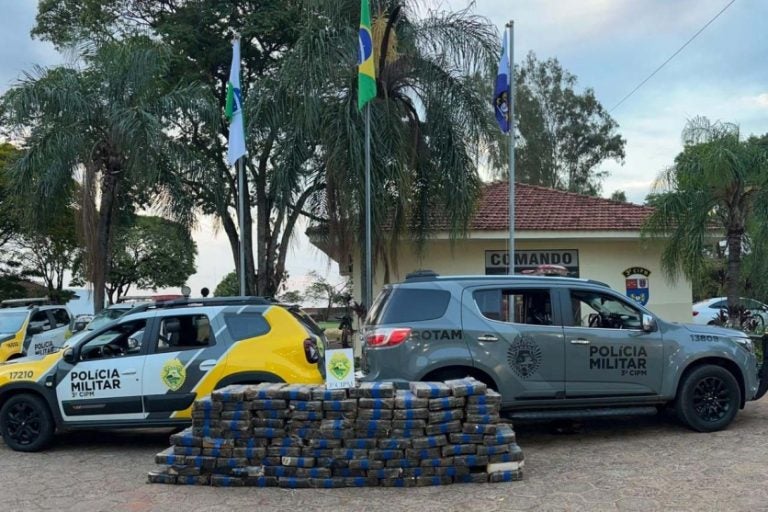 Apreensões de drogas no Noroeste do Paraná somam quase 5 toneladas.