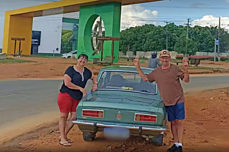 Casal Do Paraná Viaja Até O Amazonas Para Entregar Corcel 1977 (1)