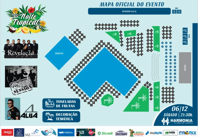 Faltam 30 Dias Para Noite Tropical, Com Show Do Grupo Revelação (3)