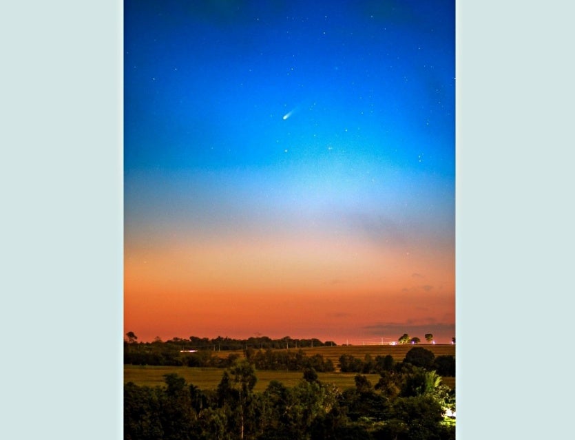 Fotógrafo De Umuarama Registra A Passagem Do Cometa Lemmon (1)