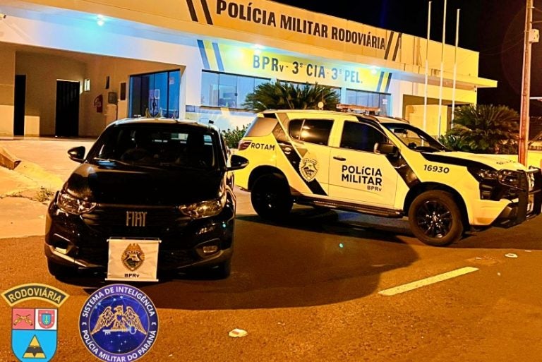 Pre Recupera Veículo Furtado E Prende Dois Homens Na Pr 323