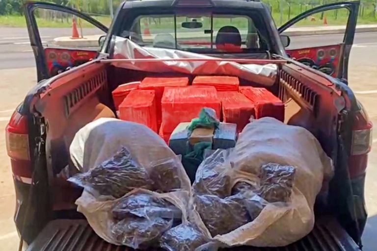 Prf Prende Condutor Com 320 Kg De Maconha Em Alto Paraíso