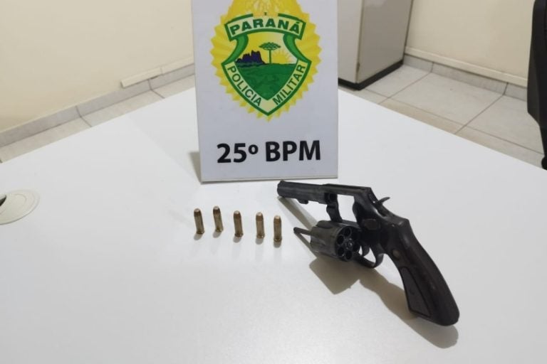 PM apreende arma em Alto Piquiri após denúncia anônima