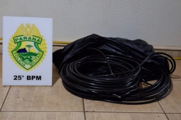 Homem é preso por furto de fiação elétrica em Iporã.