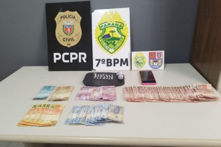 Jovem é preso com maconha e crack após abordagem em Rondon.