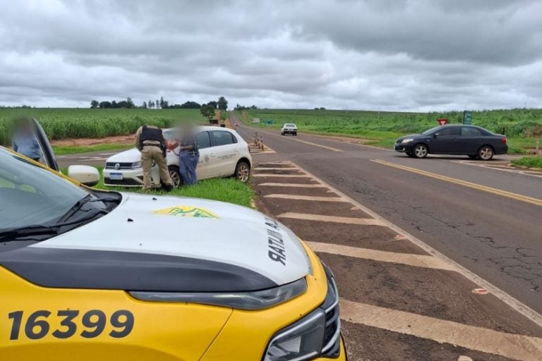 PRE atende dois acidentes e uma apreensão em Itaúna do Sul em um só dia.