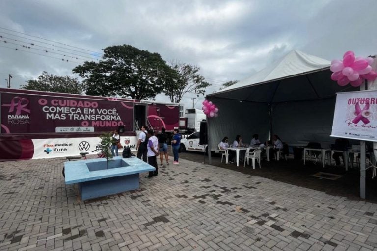 Carreta Saúde da Mulher prestou mais de mil exames em Mariluz neste novembro