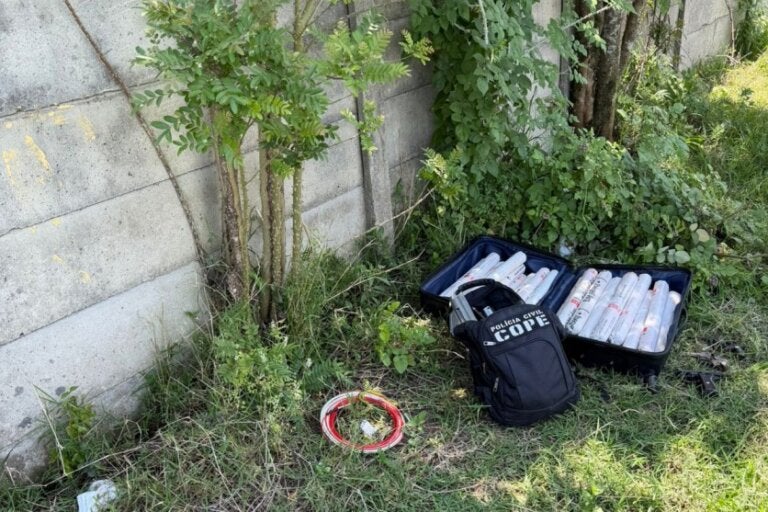 30 quilos de explosivos e armas de alto calibre são apreendidos pela PCPR.