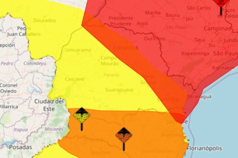 Bloqueio atmosférico causa forte onda de calor em vários estados, incluindo o Paraná.