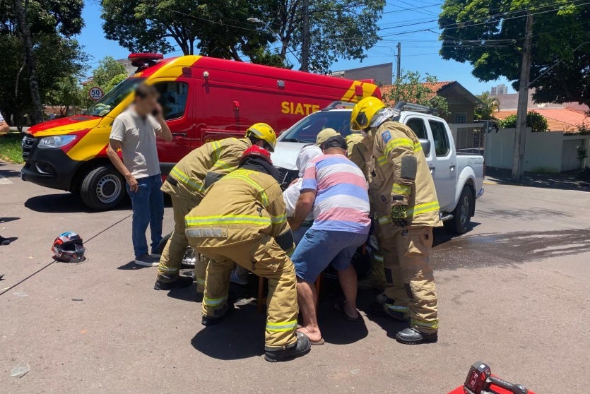Motociclista Sofre Ferimentos Graves Após Colisão Em Umuarama (1)