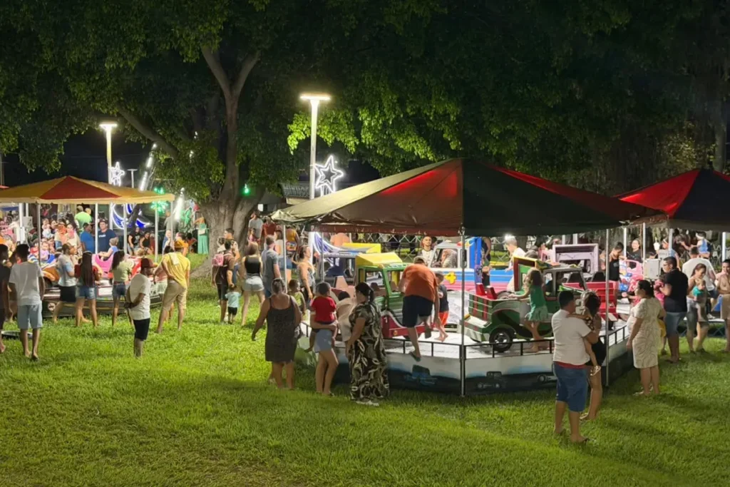 Nova Olímpia Disponibiliza Parque Gratuito Com Brinquedos Tradicionais Durante O Natal De Luz