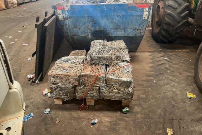 Operação Conectividade: PCPR apreende uma tonelada de fios de cobre em Umuarama.