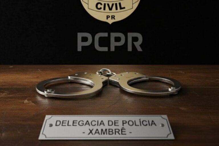 PCPR de Xambrê prende homem que descumpriu regra do regime semiaberto por homicídio.