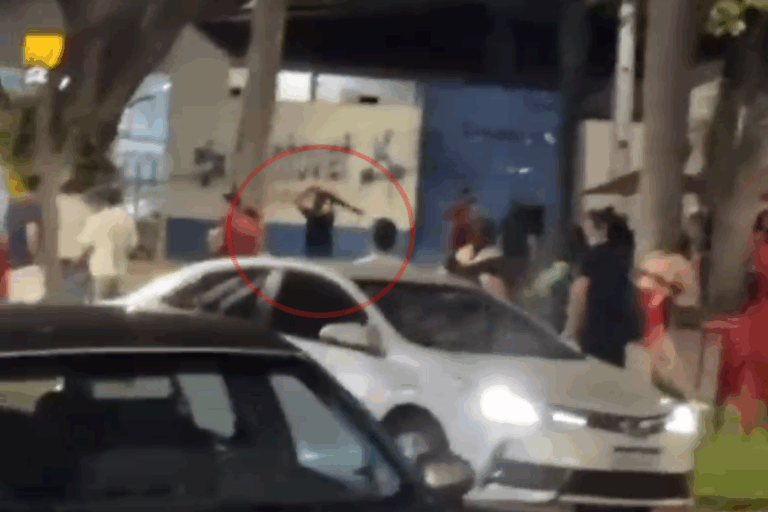 Briga em bar na avenida Tiradentes mobiliza PM; assista o vídeo.